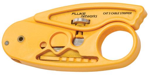 Dénudeur-coupeur de câble rond - FLN11230002 - Fluke Networks - lame réglable pour câbles UTP/STP et coaxiaux_0