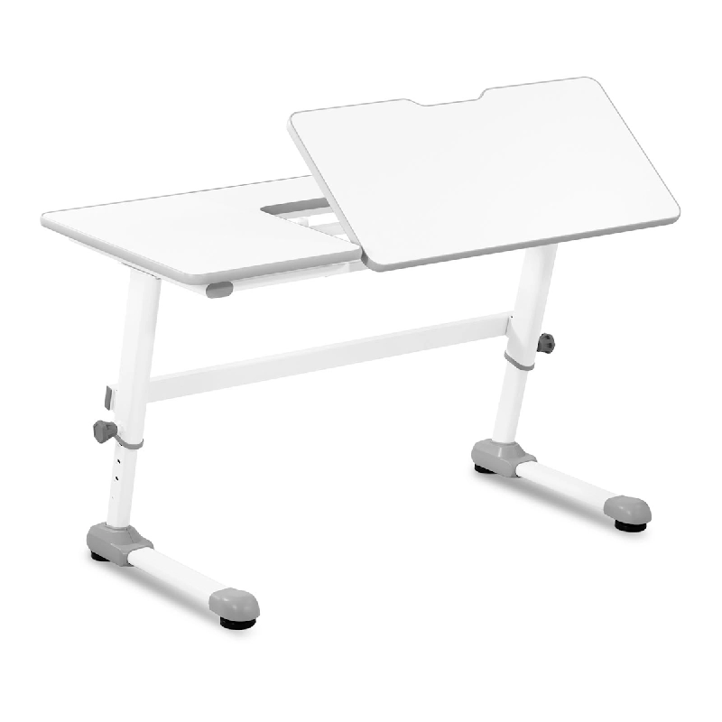 Helloshop26 - Bureau enfant réglable - 120 x 66 cm - inclinaison : 0 - 50° - hauteur : 600 - 760 mm 14_0005976 - 3000238241531_0