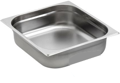 Lot de 10 bacs GN 2/3 en inox 18/10 - différentes hauteurs et capacités - Fabrication française Sammic_0