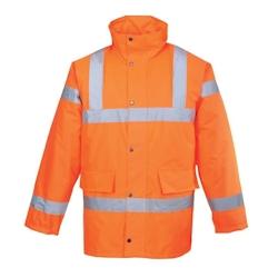 Portwest - Parka de travail TRAFFIC HV RIS Orange Taille S - S orange 5036108057634_0