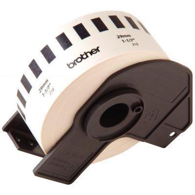 Rouleau de 400 étiquettes autocollantes blanches prédécoupées - 29 x 90 mm - adressage standard - Brother DK-11201_0