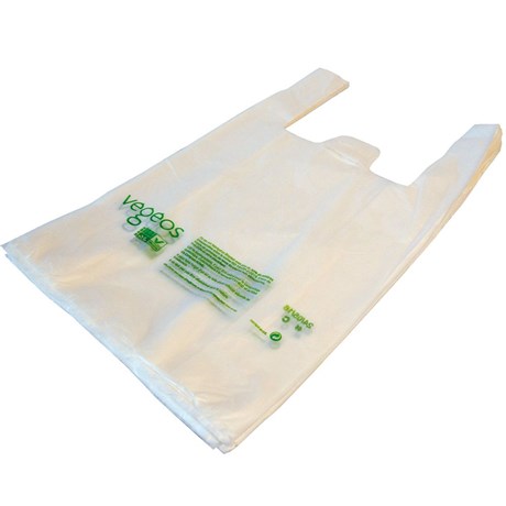 SAC À BRETELLE BIODÉGRADABLE 26 X 12 X 45 CM (VENDU PAR 100)