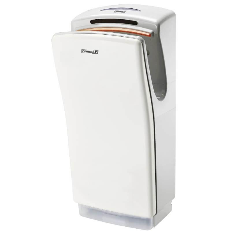 Sèche-mains Jedy 1400 W - Blanc ou Inox - Casselin - séchage rapide 5 à 10 s - moteur sans balai_0