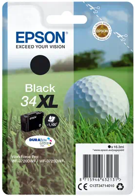 Singlepack Black 34XL DURABrite Ultra Ink_0
