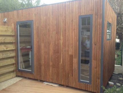 Studio de jardin en kit - KIT&A - 10,5m² avec porte vitrée ou baie coulissante_0