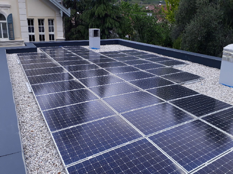 Support pour panneaux photovoltaïques polyvalent en béton vibré renforcé -Pose au sol ou sur toit plat - Inclinaison 0°_0