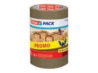 Tesapack - Lot de 3 rubans adhésifs d'emballage - 50 mm x 66 m - Havane - Réf. 79355812_0