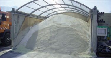 Toiture téléscopique ou fixe en alu et polycarbonate pour abris de stockage ouvert delta mobile_1