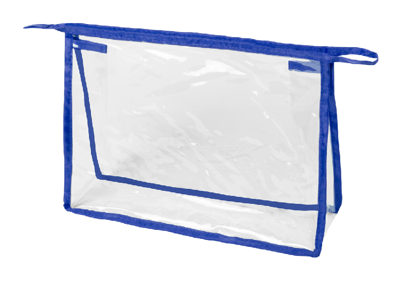 Trousse à maquillage zippée - plastique transparent - 45g_0