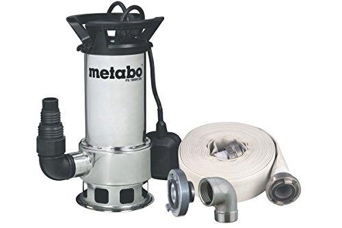 METABO 69062000 - Pompe submersible PS 18000 SN - 1100 W - 18 V - Débit 19000 l/h - Refoulement max 11 m_0