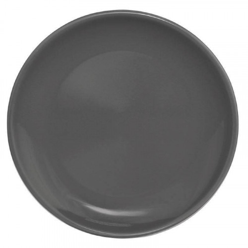 ASSIETTES CREUSES GRISES OLYMPIA - LOT DE 12