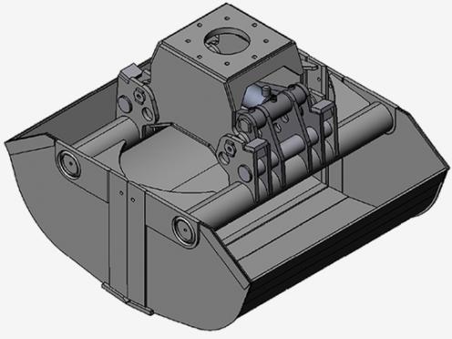 Bennes preneuses pour pelles TCB1000 HD - Intermercato - Ouverture 1,51 m - Poids 520 kg - Pour pelles jusqu'à 20 t en pendulaire_0
