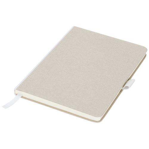 Carnet de notes en carton Espresso 10732302 - aspect naturel avec dos en tissu et 80 feuilles vierges_0