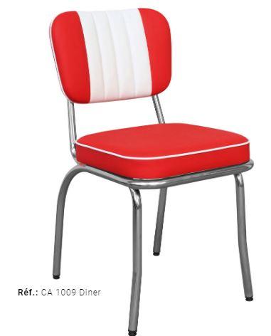 Chaise de restaurant 1009 dîner - assise standard - Hauteur 74 cm - Largeur 40 cm - Poids 5,3 kg_0