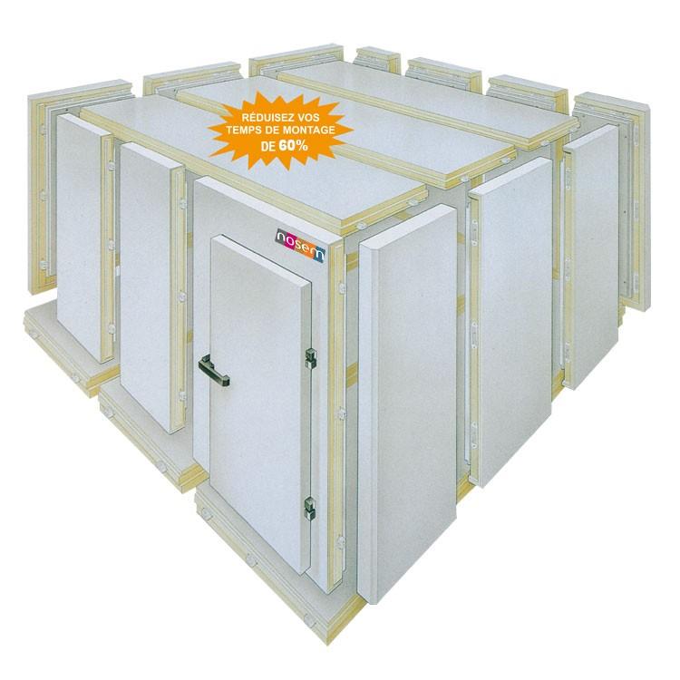 Chambre froide positive INSTACLACK® - isolation 70 mm - hauteur 2070 mm - modèle NOSEM C207C07L_0