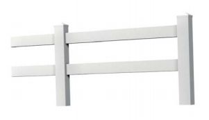 Clôtures PVC - GYT - 2 lisses 86 x 24 mm - Clôtures en plastique_0