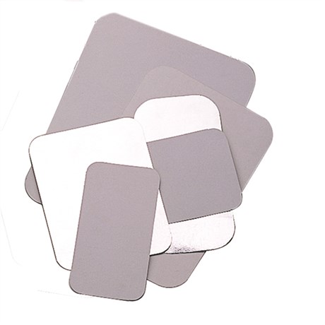 COUVERCLE POUR RÉF 135.73 24.8X17.9 CM ALUMINIUM BLANC (VENDU PAR 400)