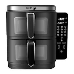 Friteuse Sans Huile Fagor - Airfryer Fgd11 - Capacité 11l - Double Cuves 5,5 L - 12 Programmes De Cuisson - 2800w - 3508510460927_0