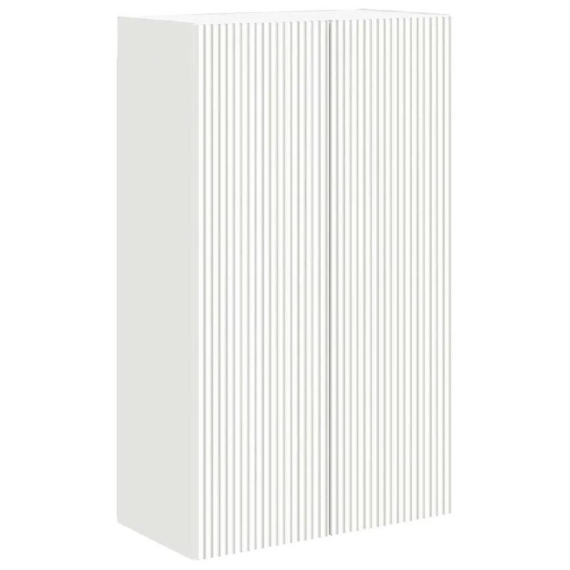 Helloshop26 - Meuble TV mural rectangulaire minimaliste moderne 59,5 x 31 x 100 cm en bois d'ingénierie blanc 02_0055039 - blanc Bois massif 30002387_0
