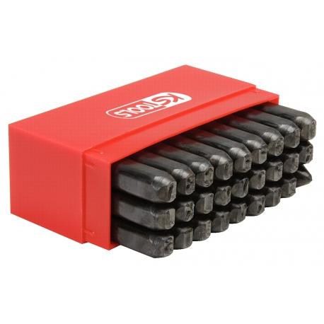 Jeu de 26 lettres à frapper 5mm - KS Tools | 156.0468_0