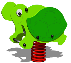 Jeu sur ressort La Tortue - sécurisé - version duo et PMR_0