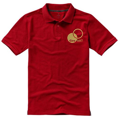 Polo manches courtes pour homme Calgary - 100% coton - 200 g/m² - Col et poignets en tricot plat_0