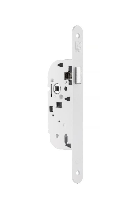 Serrure monopoint à larder étroit bec de cane 40 mm blanche - HERACLES - 2610nf72h4r - 778870_0