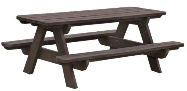 Table de pique-nique en plastique recyclé Loupiot pour enfants - robuste, anti-UV, sans entretien_0