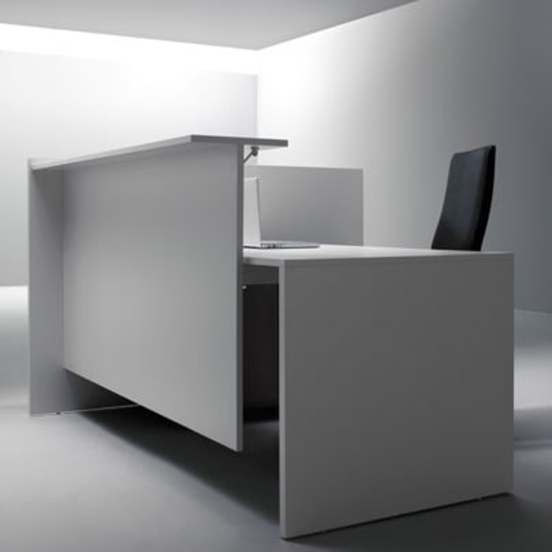 Banque d'accueil avec meuble 3 tiroirs V30_0