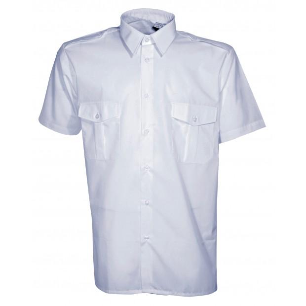 Chemisette - 65% polyester, 35% coton, poches poitrine boutonnées - Réf : 1622 CityGuard_0