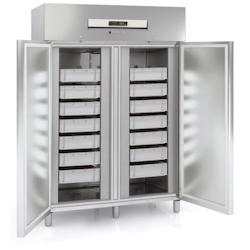 CORECO Armoire A Casiers - -5C - 1C - 1367X802X2115 - Livree Avec 7 Bacs 400X600X120 Mm - Capacite 1404L - 230/1/50 AP-1002 - Acier inoxydable 18/10 A_0