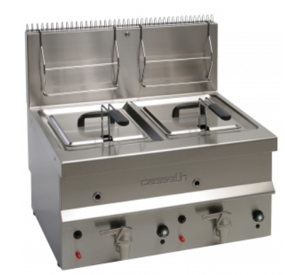 Friteuse  2 X 10 litres Gaz, 2x6500w_0