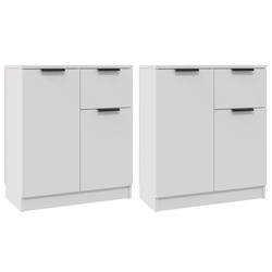 Helloshop26 - Buffet bahut commode armoire meuble de rangement organisateur cuisine salle de séjour salons lot de 2 60 x 30 x 70 cm 02_0036671 - 3000_0