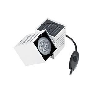 Spot pour LED - Explorer 03 XL4 4,8W blanc 3000K - aluminium avec alimentation intégrée - ARIC_0