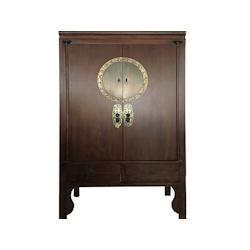 OPIUM OUTLET Armoire buffet commode sideboard console chiffonnier asia meubles chinois asiatique vintage oriental entièrement monté - marron Bois ma_0