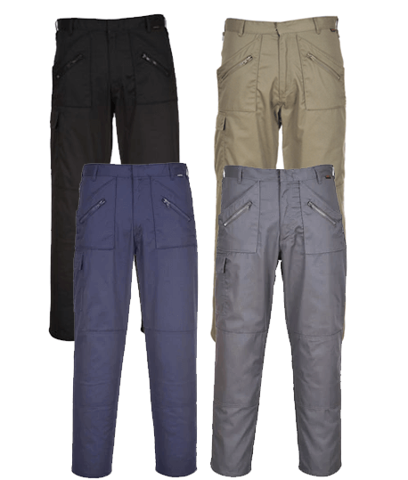Pantalon de travail Basics, Coloris : Noir, Taille pantalon : 50_0