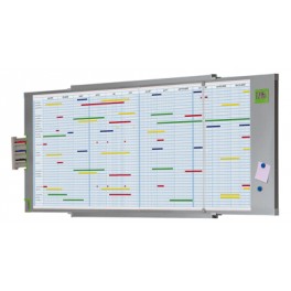 PLANNING 12 MOIS PERPÉTUEL MAGNÉTIQUE NOBO 60 X 185