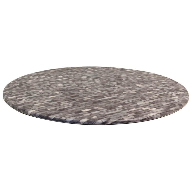 Plateau de table Topalit Smart Line Ø70 - EVERGLADE_0