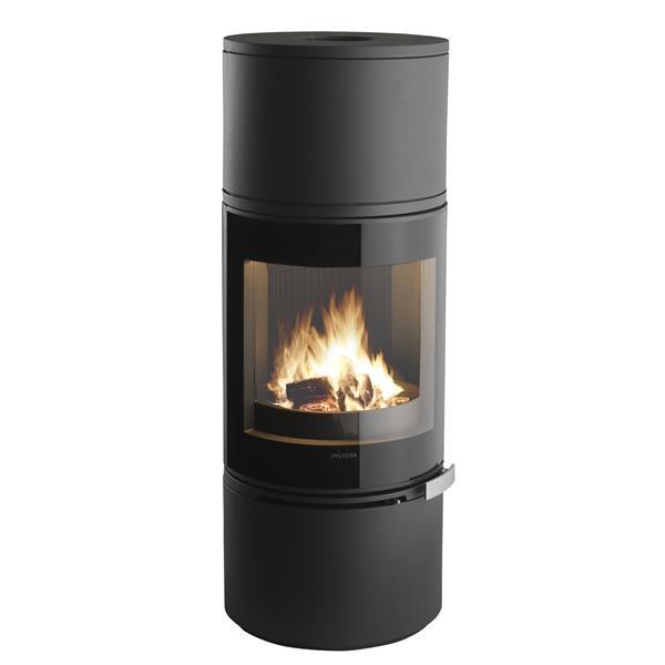 Poêle à bois Alcor étanche - tout fonte 6 kW - vitre panoramique grand angle - compatible RT 2012_0
