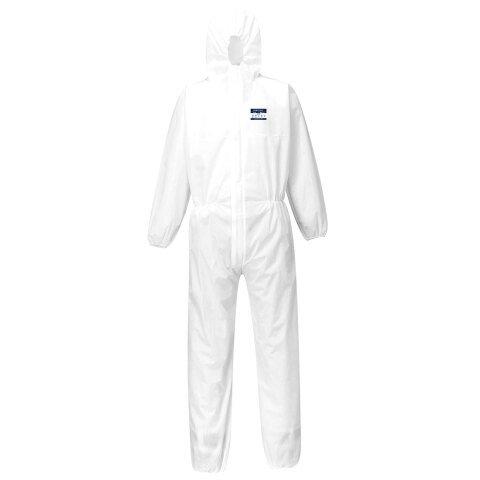 PORTWEST ST30 COMBINAISON BIZTEX® SMS TYPE 5/6 (PK50) BLANC - TAILLE S - STANDARD