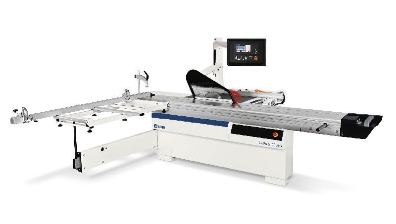 Scie à format SCM - Class SI 400EP - technologie avancée et découpe précise_0