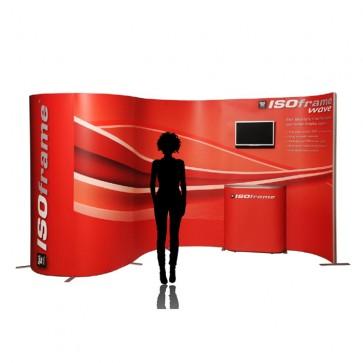 Stand événementiel modulaire - Mur d'image flexible et évolutif - 80cm de large, hauteur 209, 229 et 249cm_0