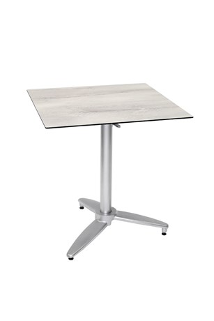 TABLE DE RESTAURANT NEO COMPACT WHITE OAK 60 X 60 CM