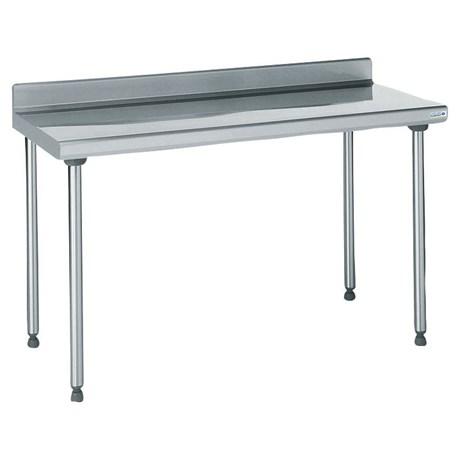 TABLE INOX ADOSSÉE LONGUEUR 1400 MM