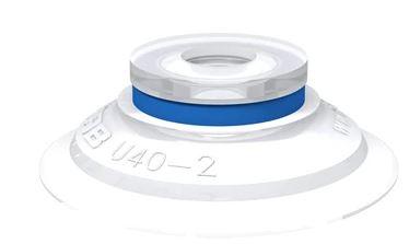 Ventouse pneumatique ronde U40-2 en silicone FDA - Forme universelle pour surfaces planes et concaves_0