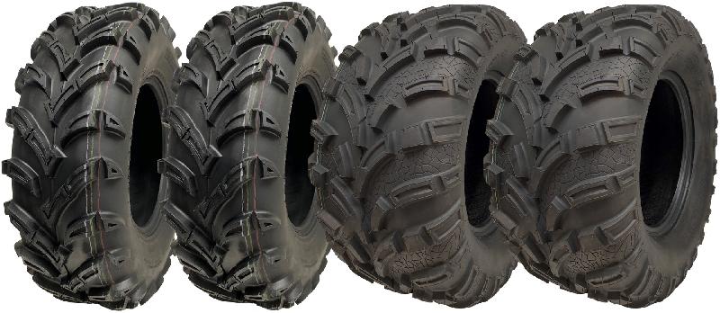 Pneus Quad 25x8-12  25x11-12 6ply E Marked road legal ATV extra large - lot de 4_0