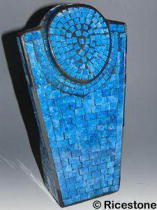 2A) BUSTE DÉCO-VITRINE MOSAIQUE, 30CM, DECLASSE