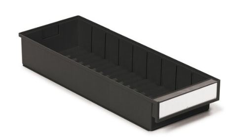 Bac étagère ESD Noir - 186x500x82 - (carton : 15 bacs)_0