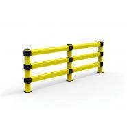 Barrière de protection piéton - MPM - LINK 150/3 - ajustable en hauteur avec trois traverses_0