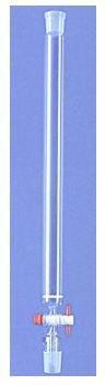 Colonne de chromatographie avec fritte - 2 rodages (femelle & mâle) - robinet AS240032 - diamètre intérieur 30mm - longueur utile 600mm - rodages 29/32_0